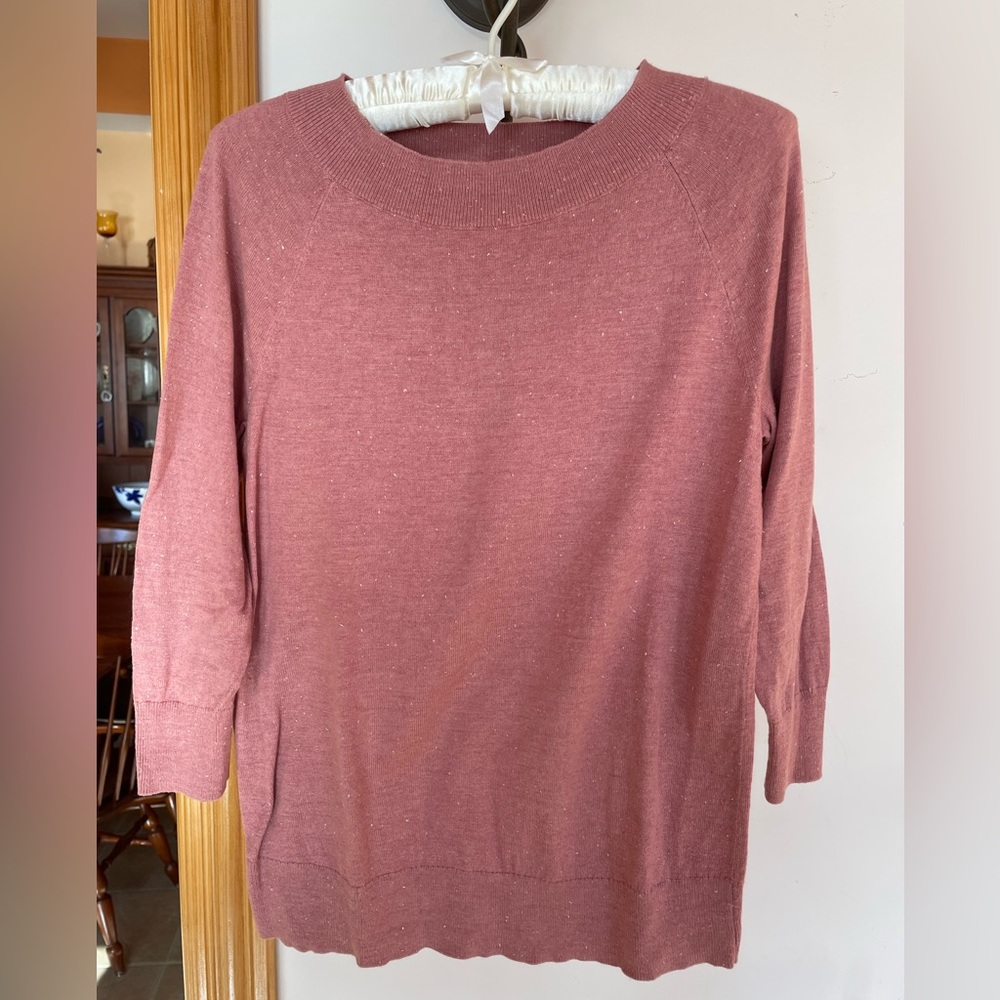 🔵 Sweater Loft Outlet Red Three-quarter sleeves